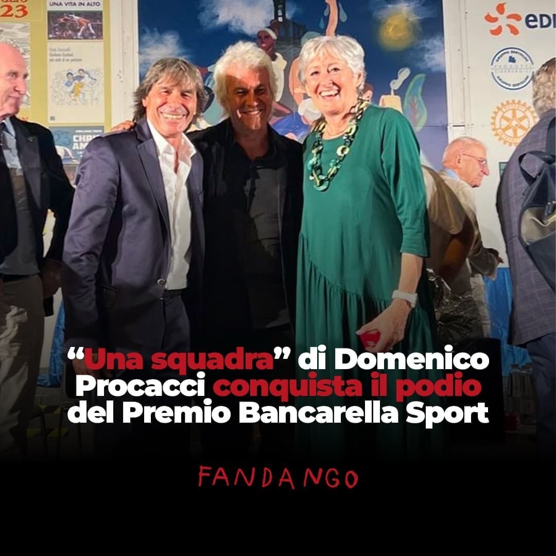 Una Squadra di Domenico Procacci al Premio Bancarella Sport 2023